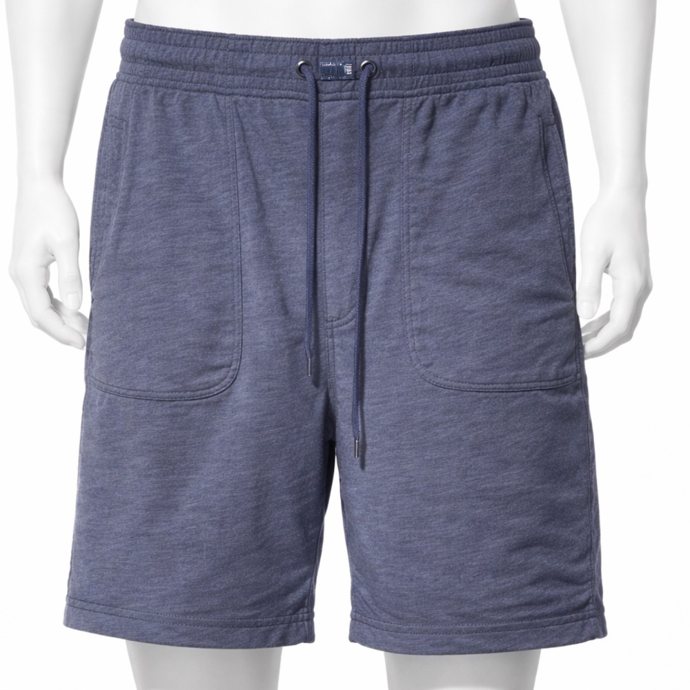 Burnside Men's Navy Drawstring Casual Shorts